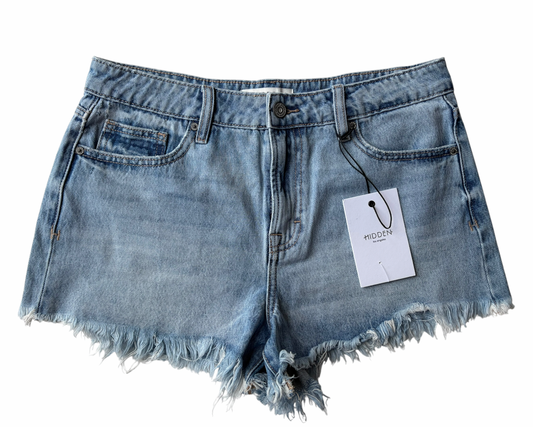 HIDDEN DENIM SHORTS (NWT) M