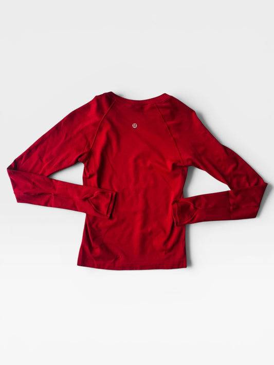 RED LULULEMON TOP 2