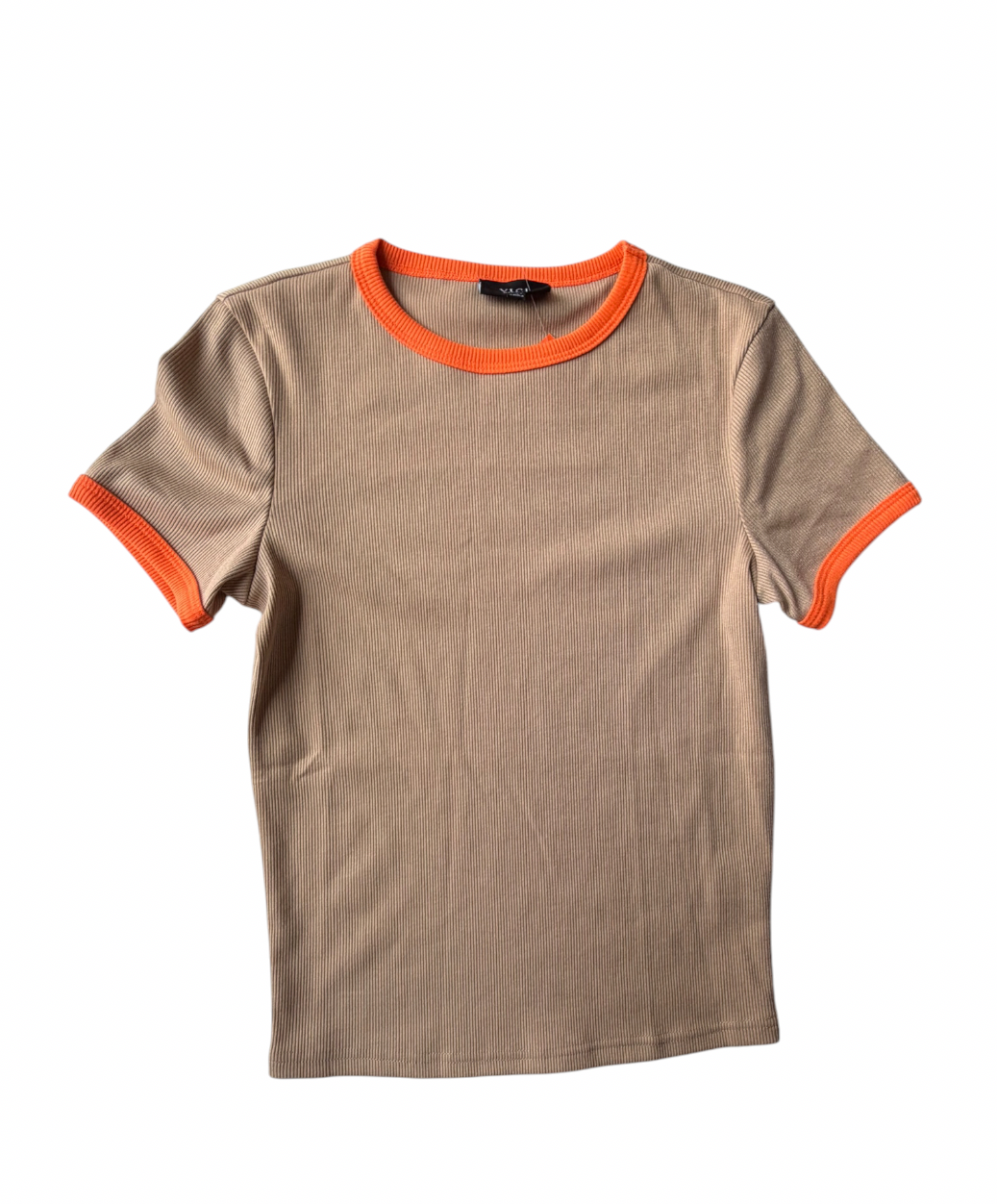 TAN/ORANGE VICI TOP M