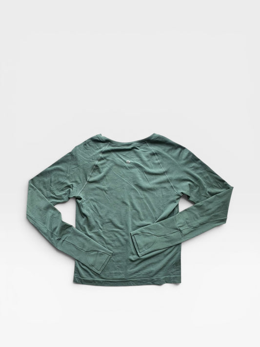 GREEN LULULEMON TOP 6
