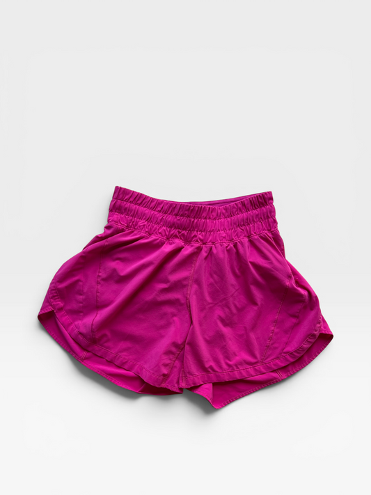 PINK LULULEMON SHORTS 4