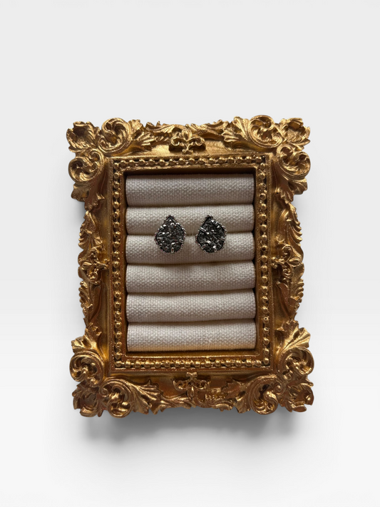 SILVER KENDRA SCOTT SPRAKLE EARRINGS