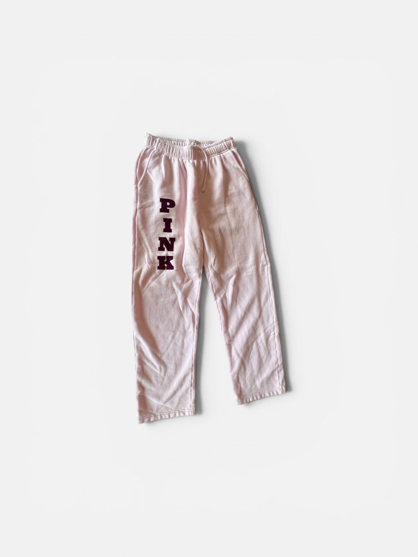 LIGHT PINK "PINK VS" SWEATPANTS S