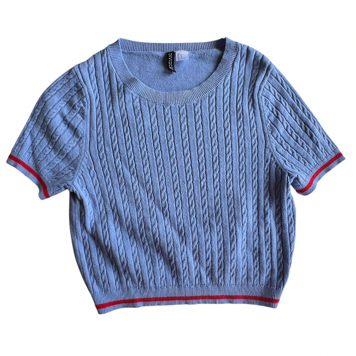 BLUE/RED DIVIDED TOP M