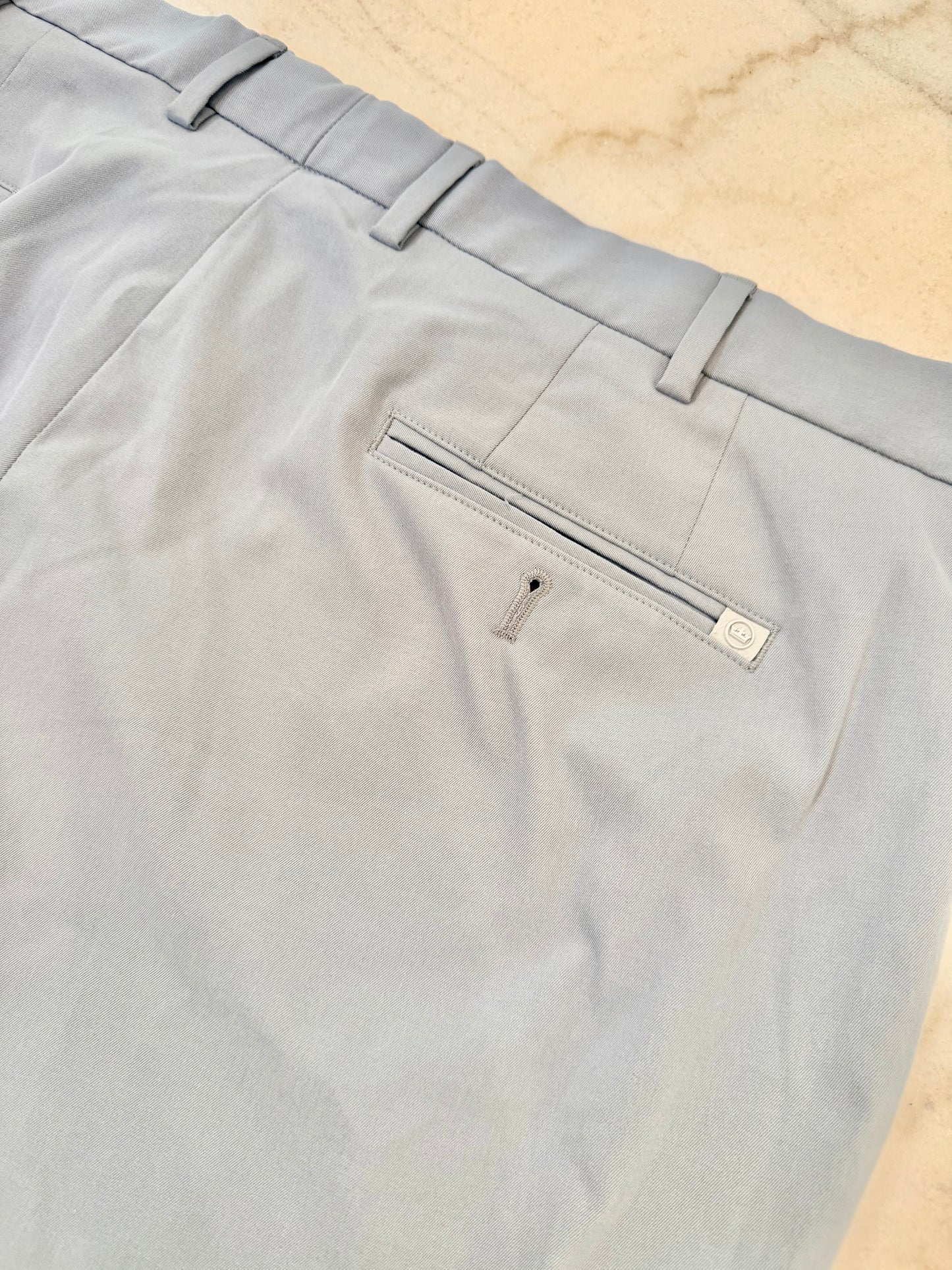 GREY PETER MILLAR PANTS 38x32 (ORG$178)