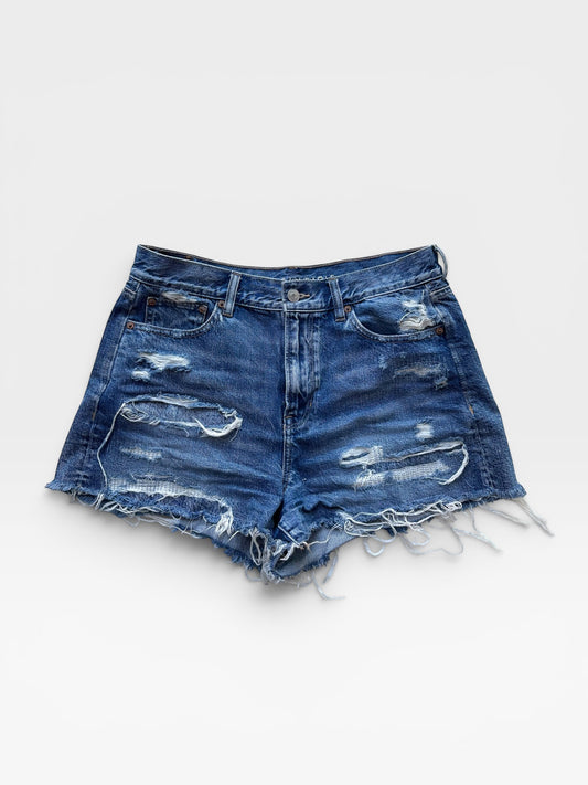 DARK WASH AMERICAN EAGLE SHORTS 10