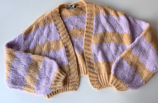 BLUE BLUSH CARDIGAN (NWT) SMALL