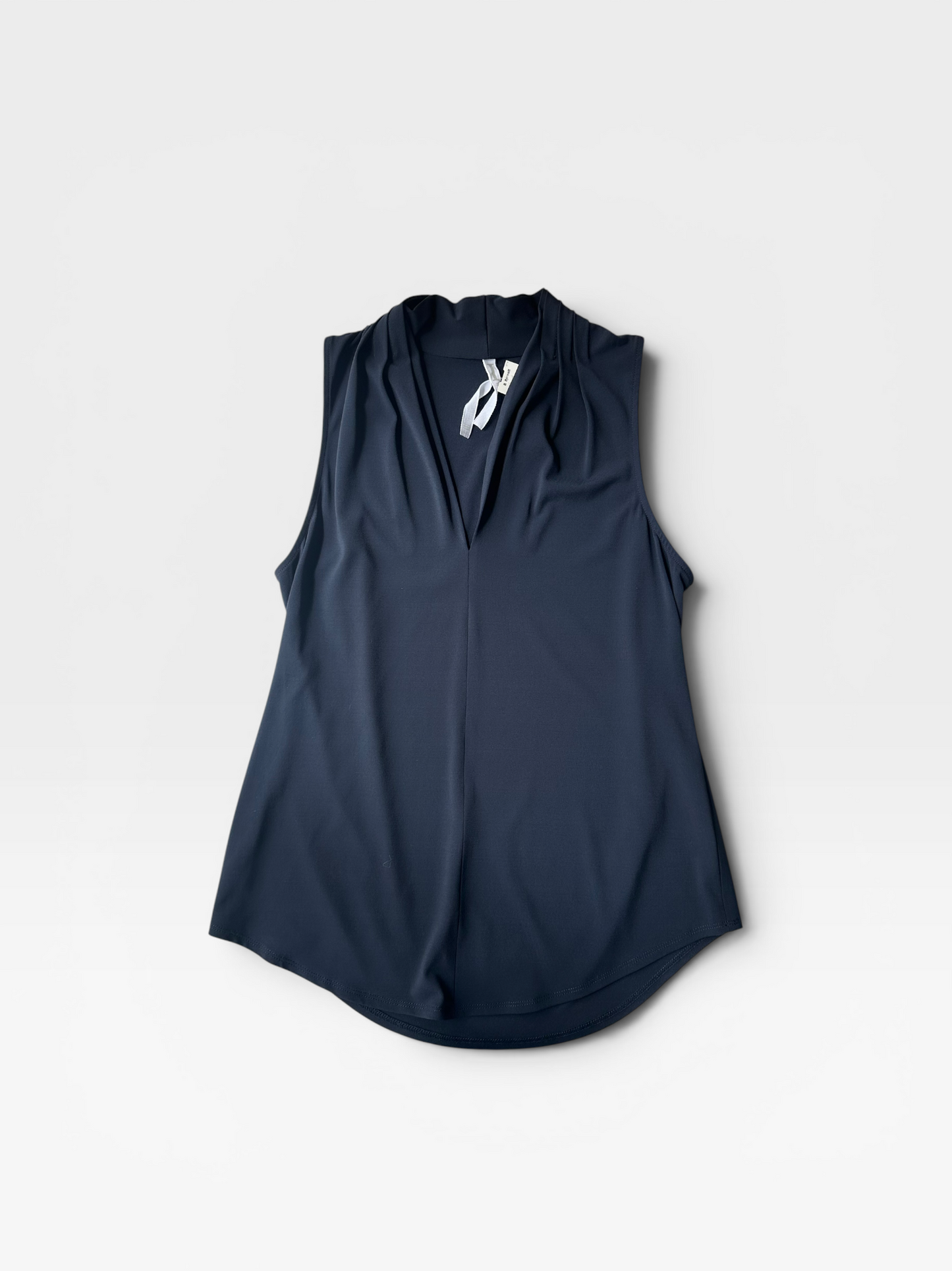 NAVY I BY IRIS SETLAKWE V-NECK TANK (NWT $165) L