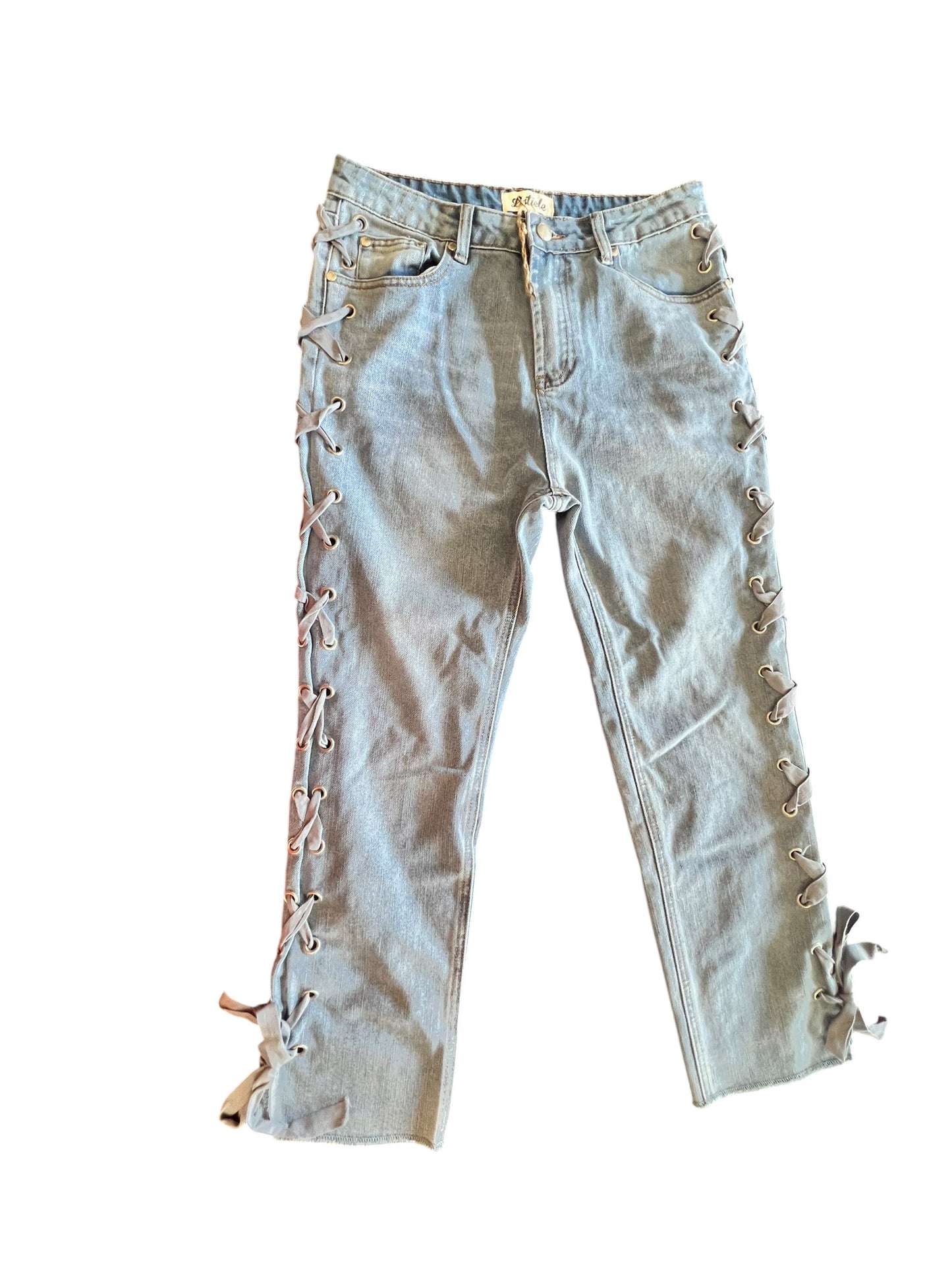 DENIM LISTICLE JEANS (NWT) M