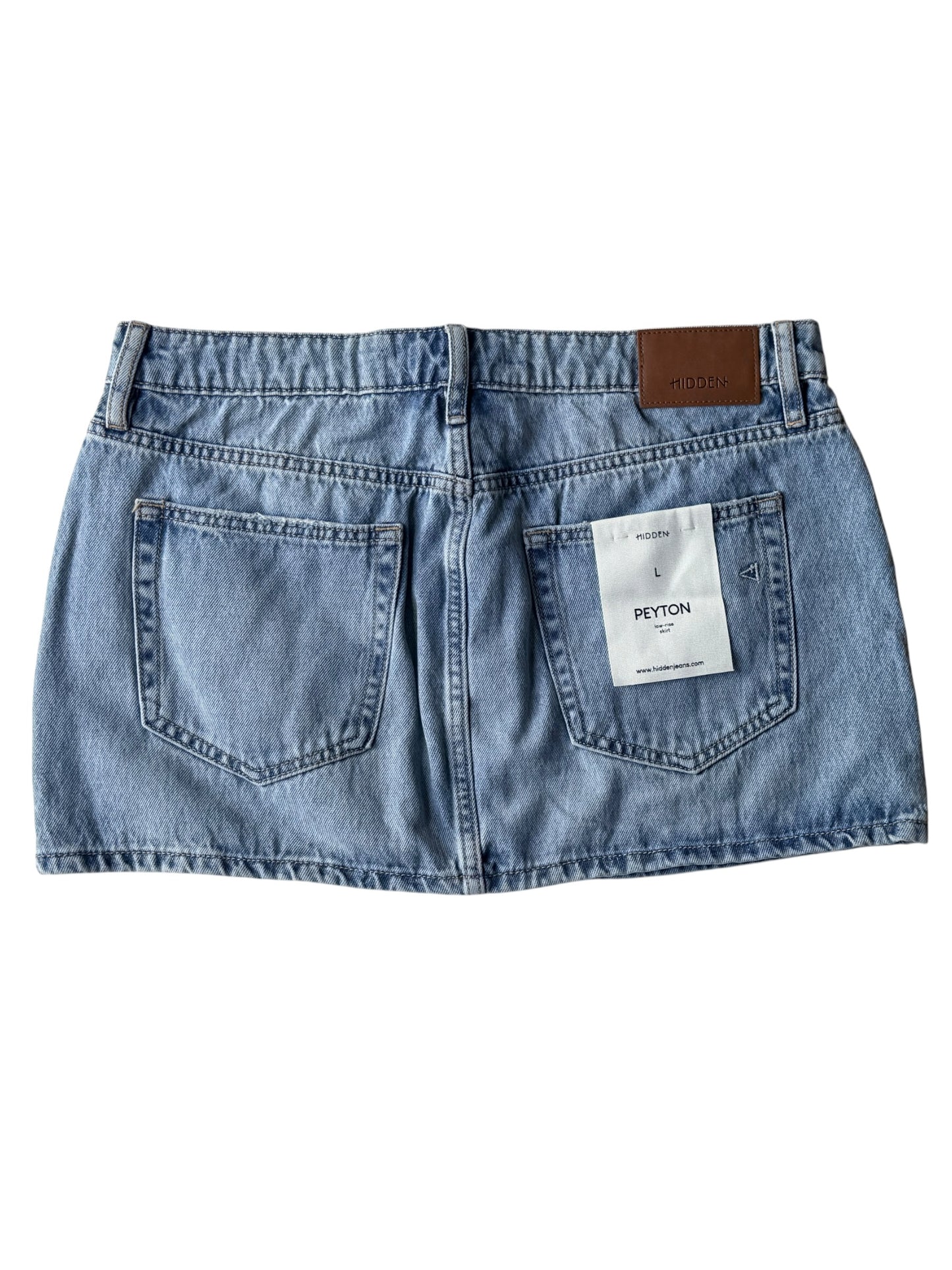 HIDDEN DENIM SKIRT (NWT) L