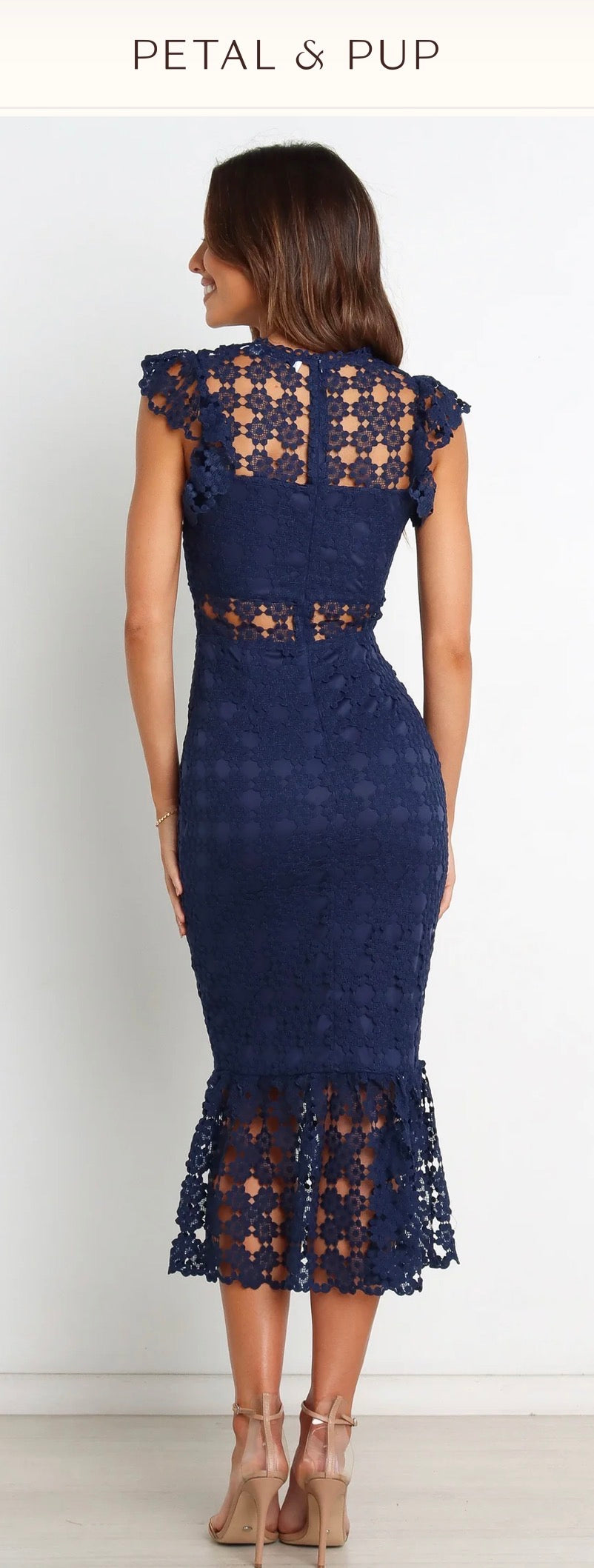 NAVY PETAL & PUP DRESS (NWT $99) 6