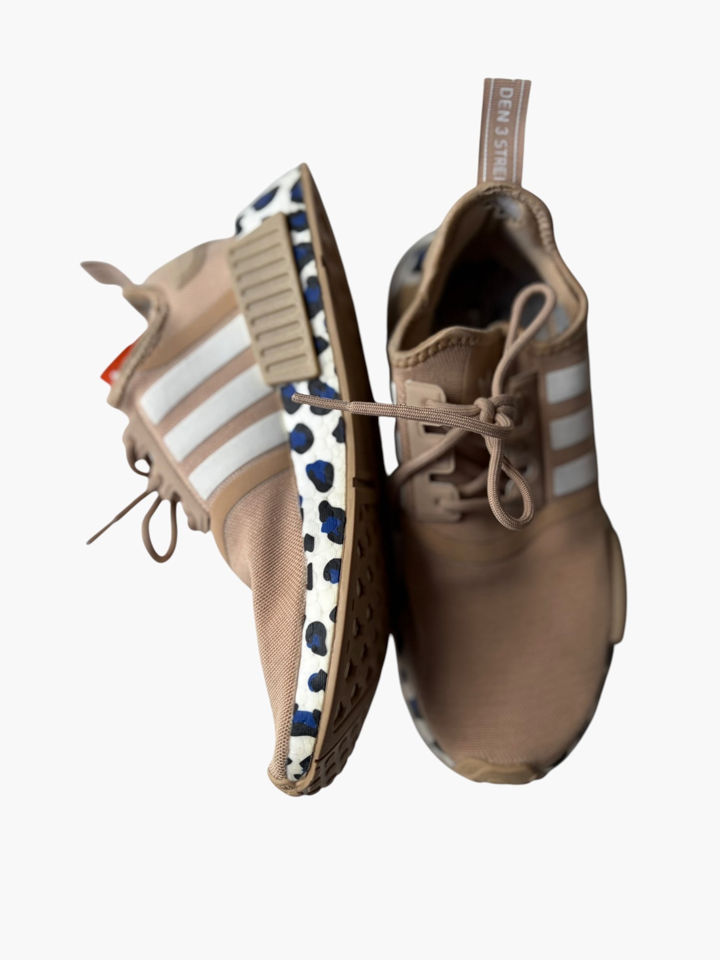 TAN CHEETAH ADIDAS SHOES 6