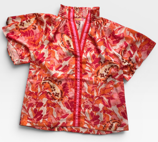 PINK/RED THML TOP (NWT $74) M