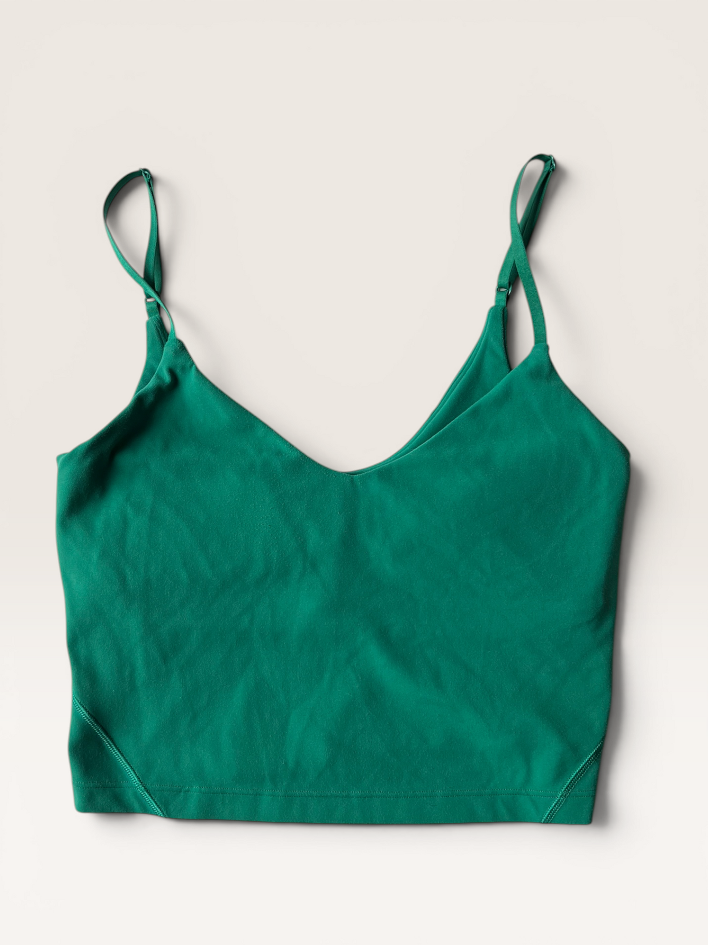 GREEN LULULEMON TANK 4