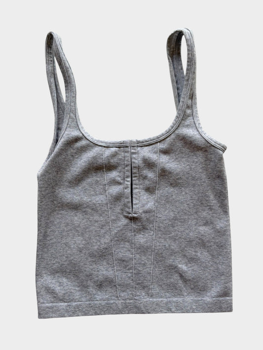 FREE PEOPLE GREY TANK M/L
