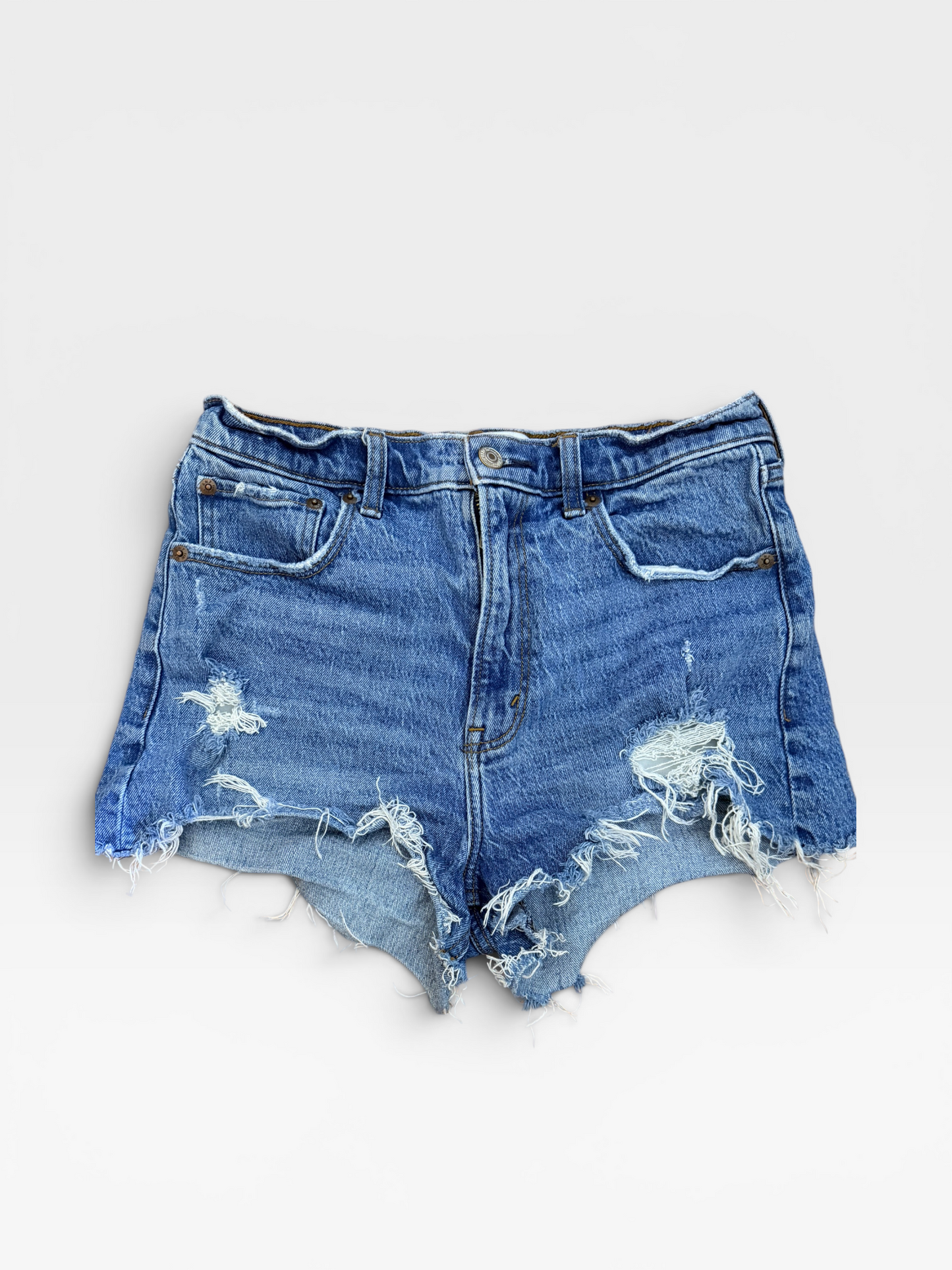 ABERCROMBIE HIGH RISE MOM SHORTS (ORG. $70) 28