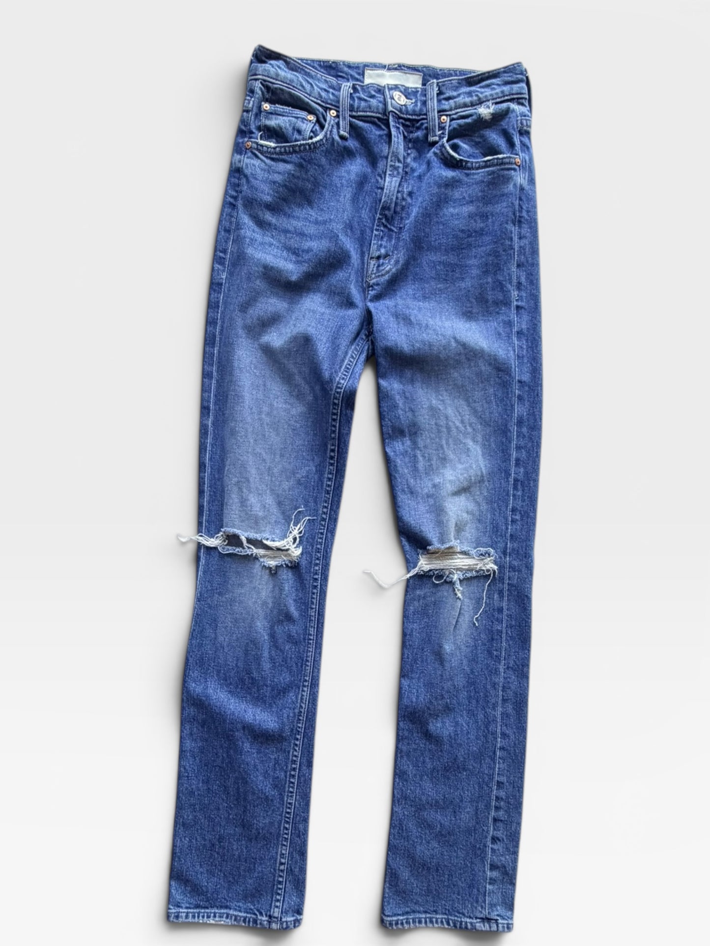 MOTHER HIGH WAISTED RIDER SKIMP JEANS (ORG. $268) 25
