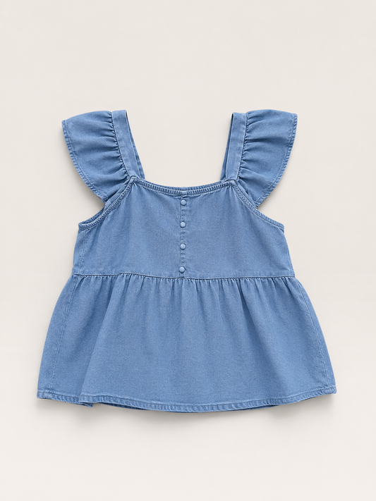 DENIM BLU PEPPER TOP SMALL