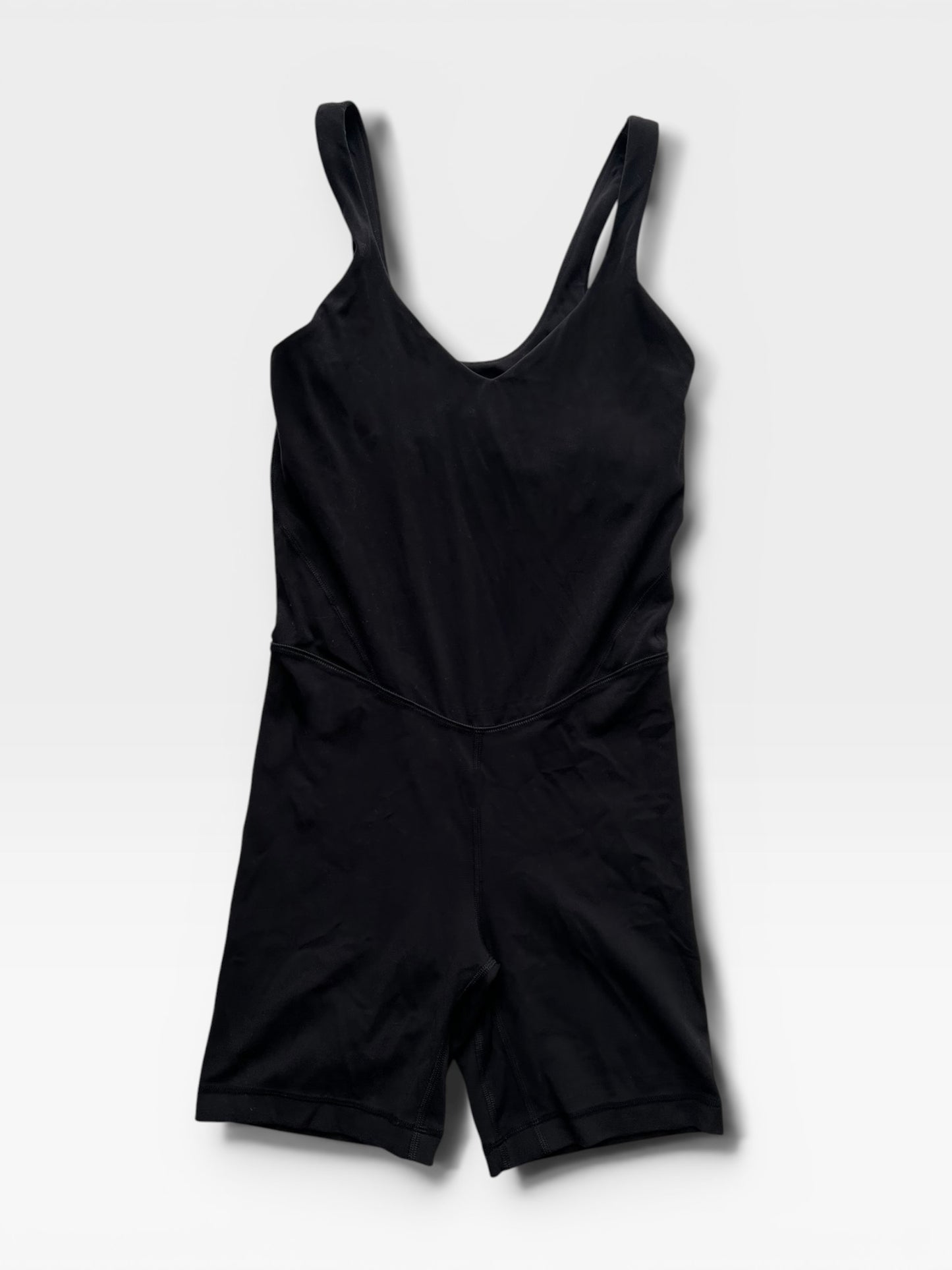 BLACK LULULEMON ROMPER