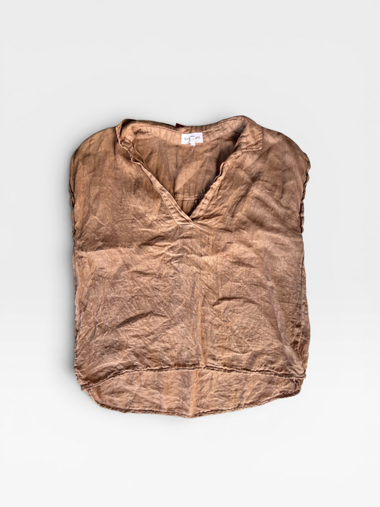 DESSERT BROWN BELLA DAHL TOP (ORG. $130) L