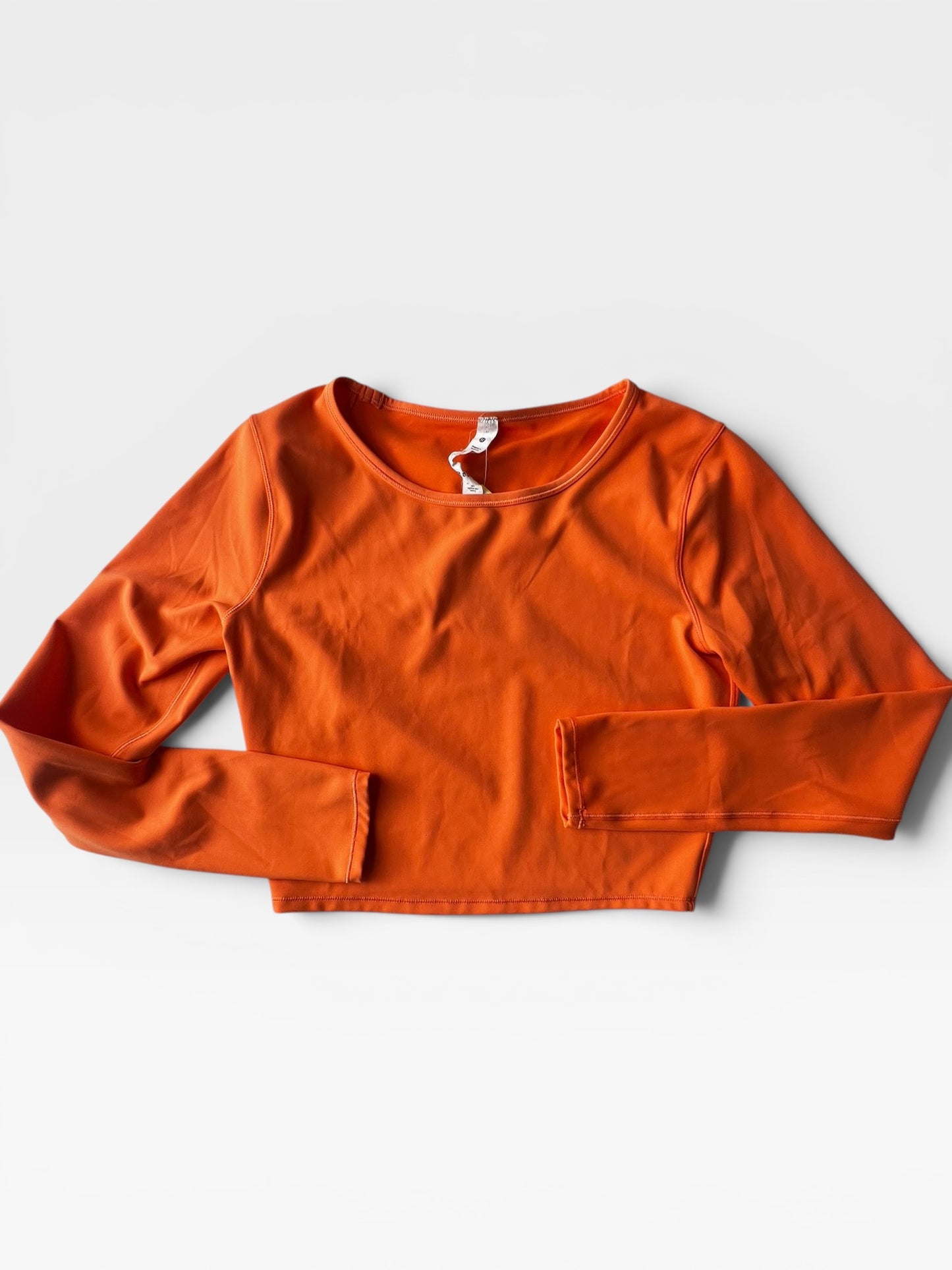 ORANGE LULULEMON TOP 8