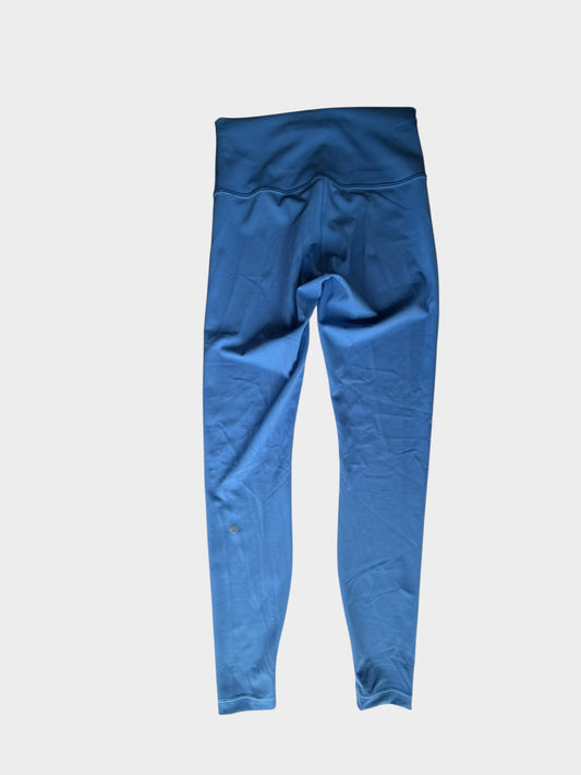 BLUE LULULEMON LEGGINGS 6