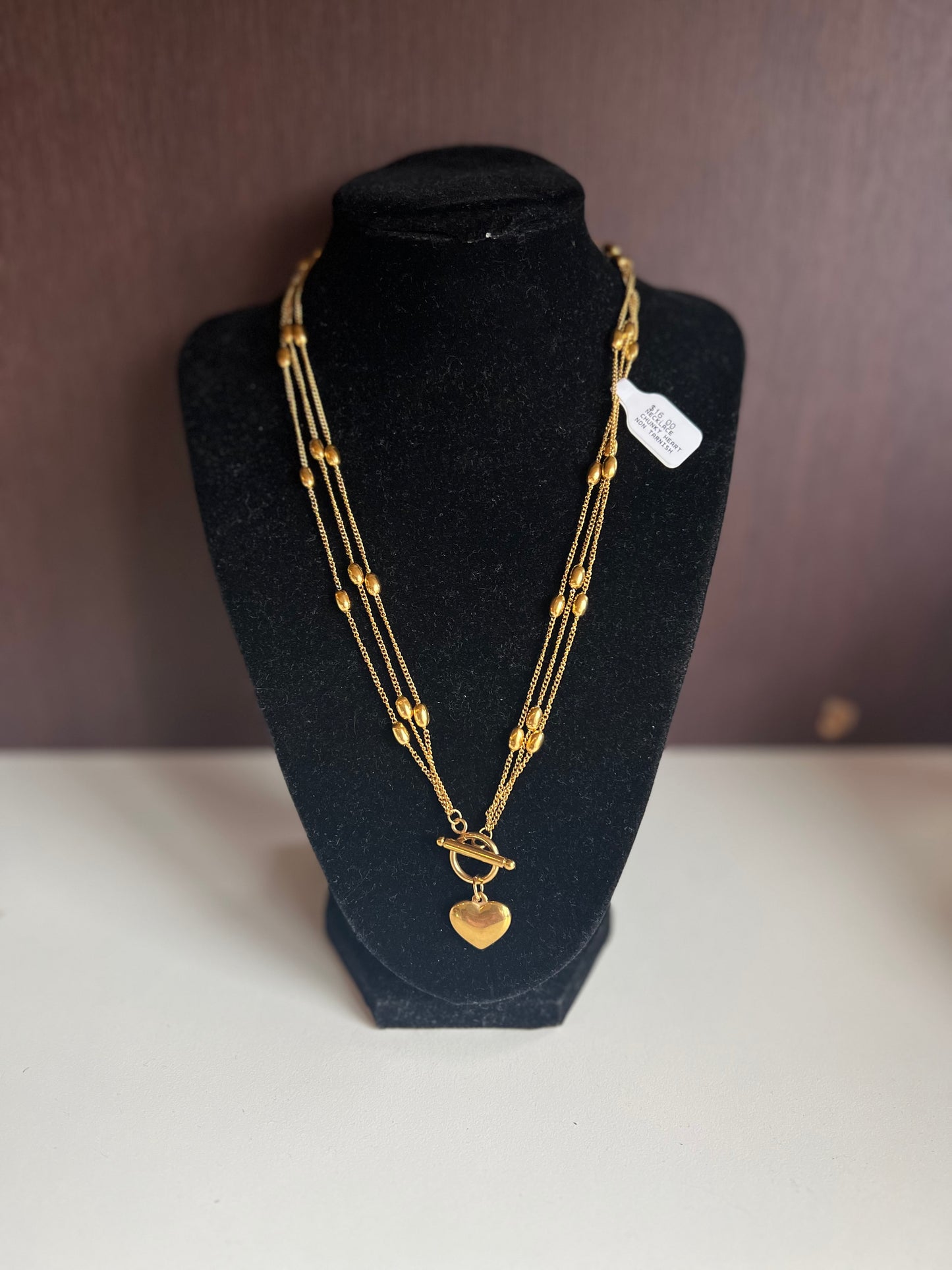 LAYERD HEART NECKLACE