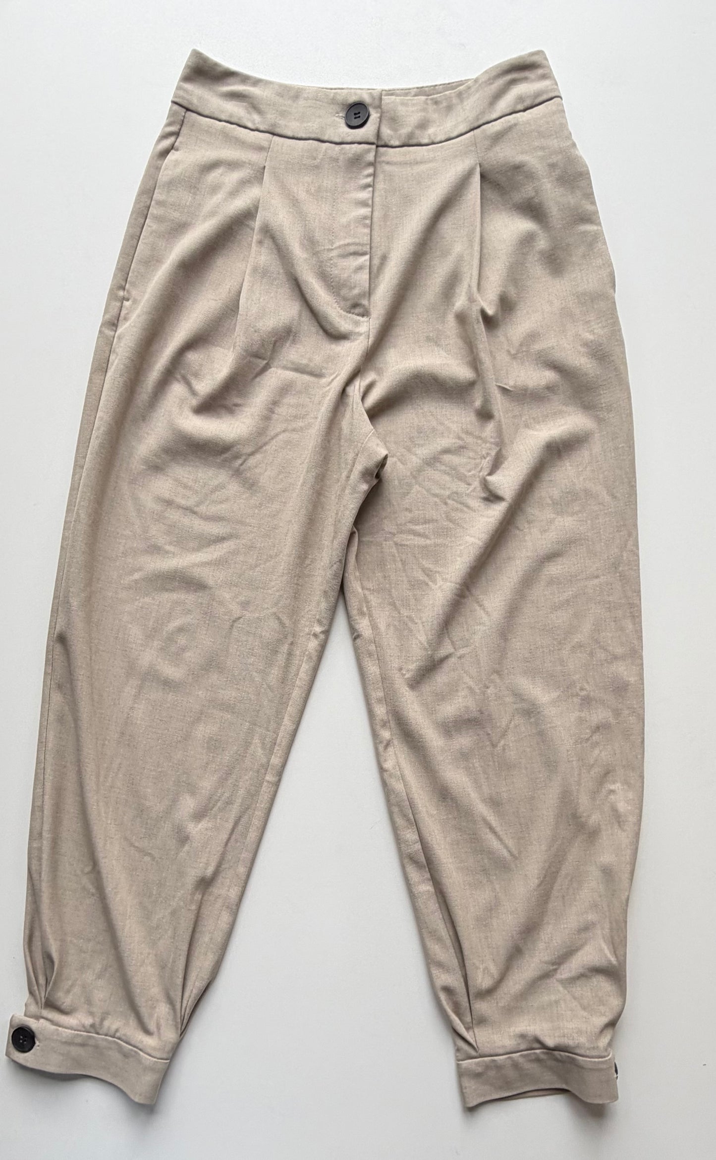 TAN ZARA PANTS XS
