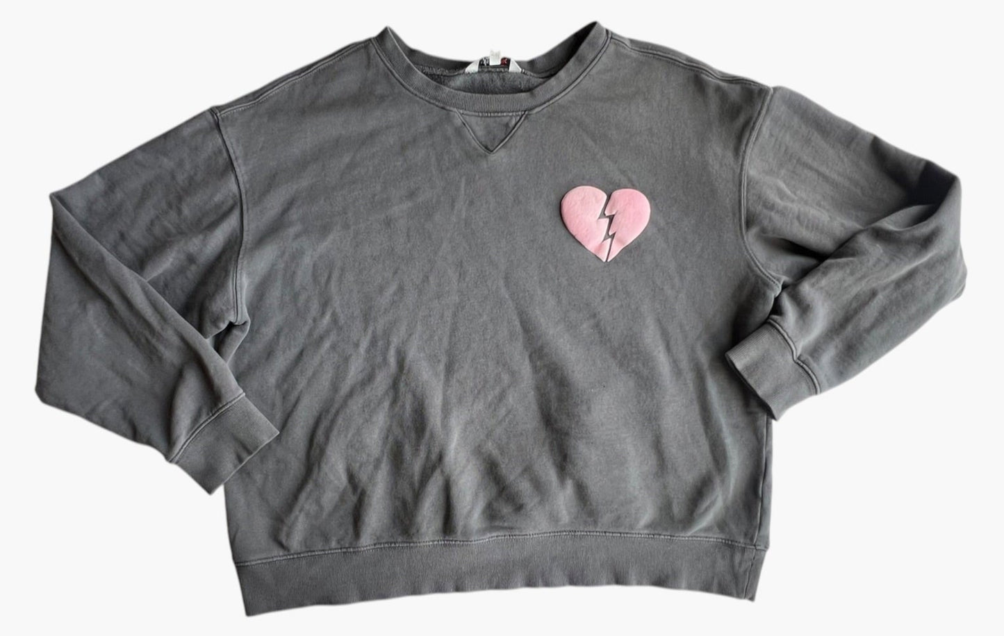 GREY WILDFOX "I WISH IT WAS SATURDAY" PULLOVER L