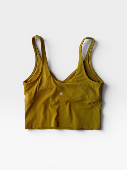 GREEN LULULEMON TANK 4
