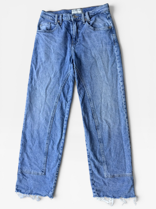 DENIM FREE PEOPLE RISK TAKER JEANS 26