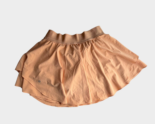 ORANGE LULULEMON SKIRT 8