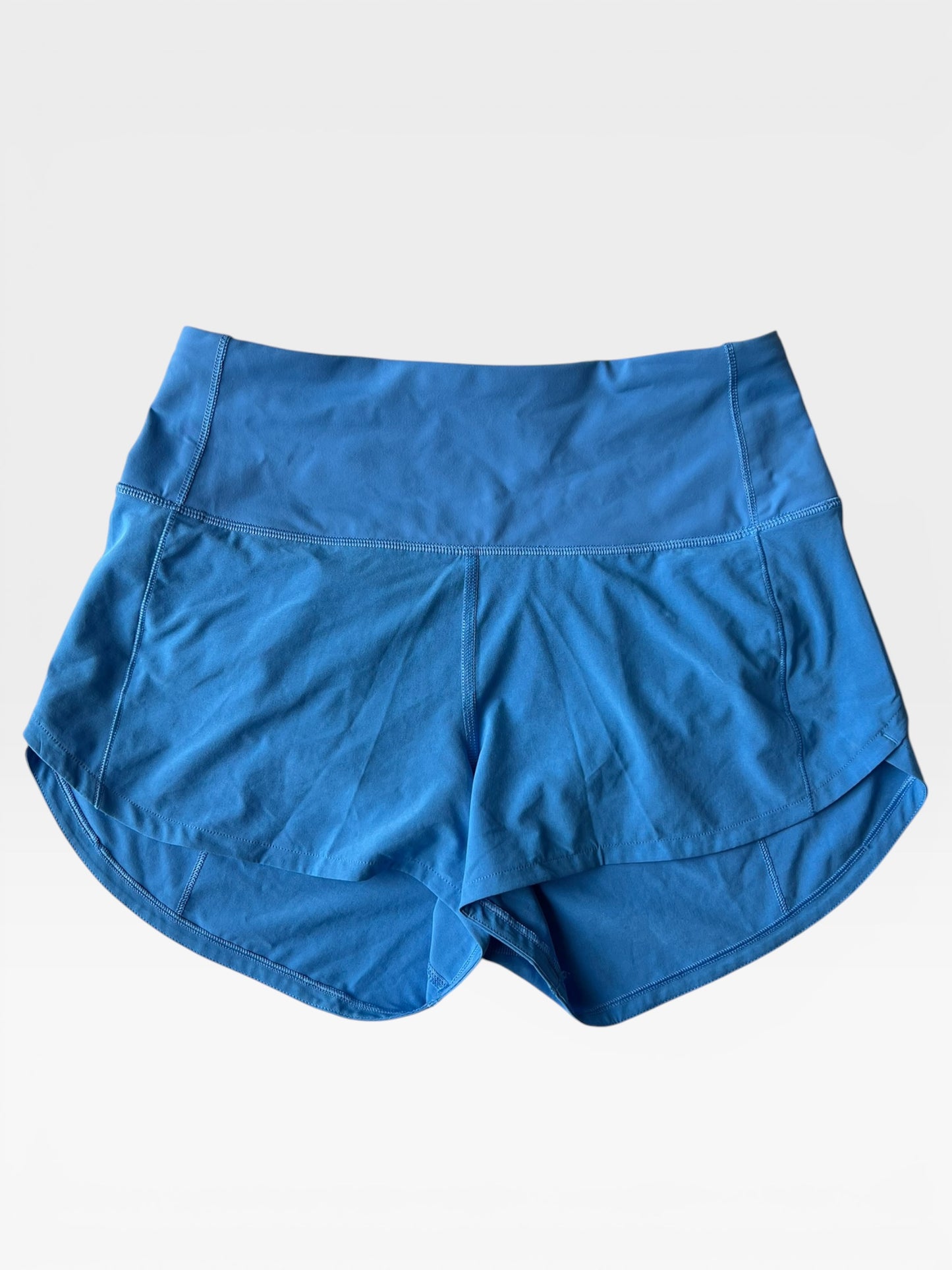 BLUE LULULEMON SHORTS 4