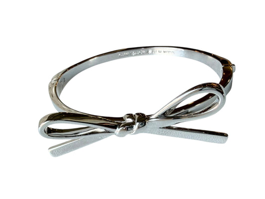 SILVER KATE SPADE BOW BRACELET