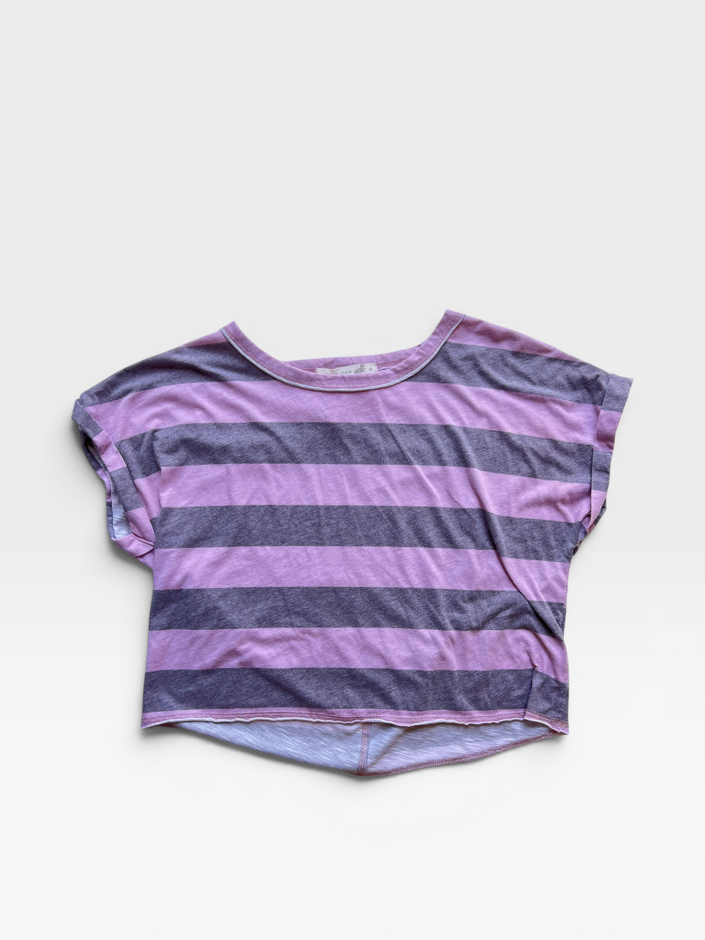 PURPLE /GREY ALTRD STATE TEE (ORG. $48) M