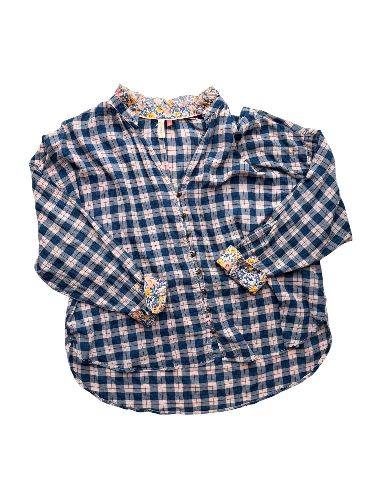 BLUE/PINK PILCRO TOP LARGE