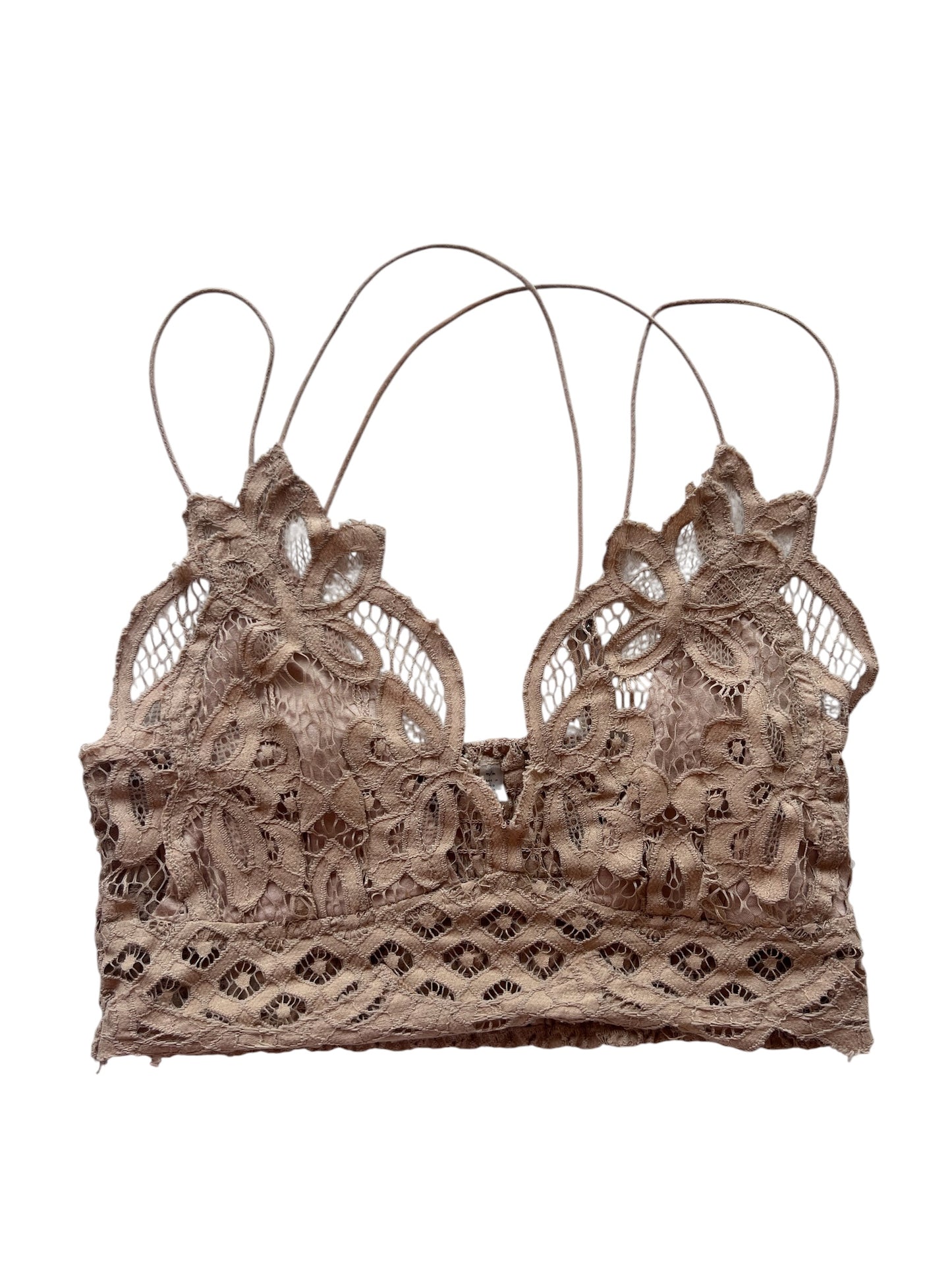 FREE PEOPLE BRALETTE (TAN) M