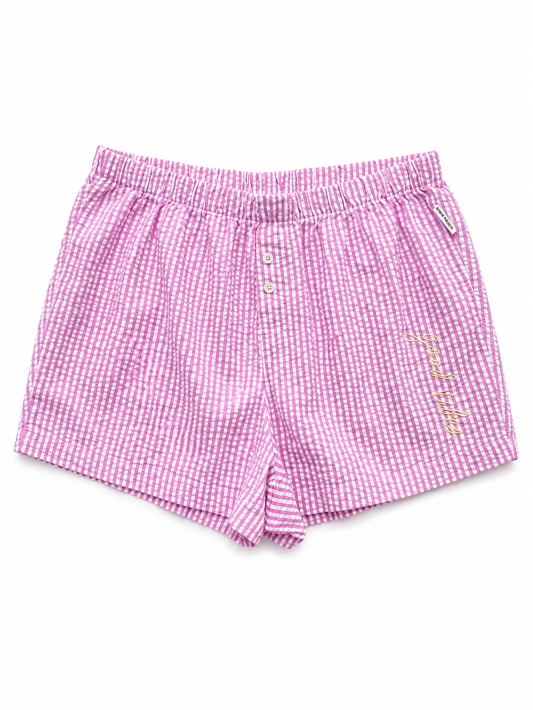 RAE DUNN "GOOD VIBES" SHORTS S