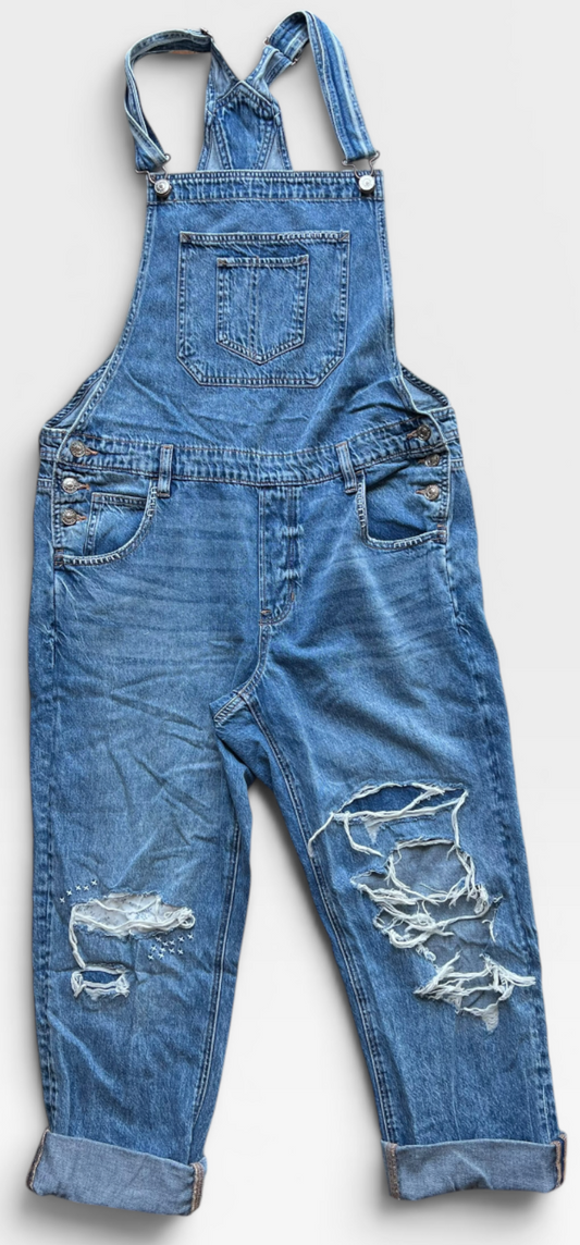 DENIM AMERICAN EAGLE OVERALLS L