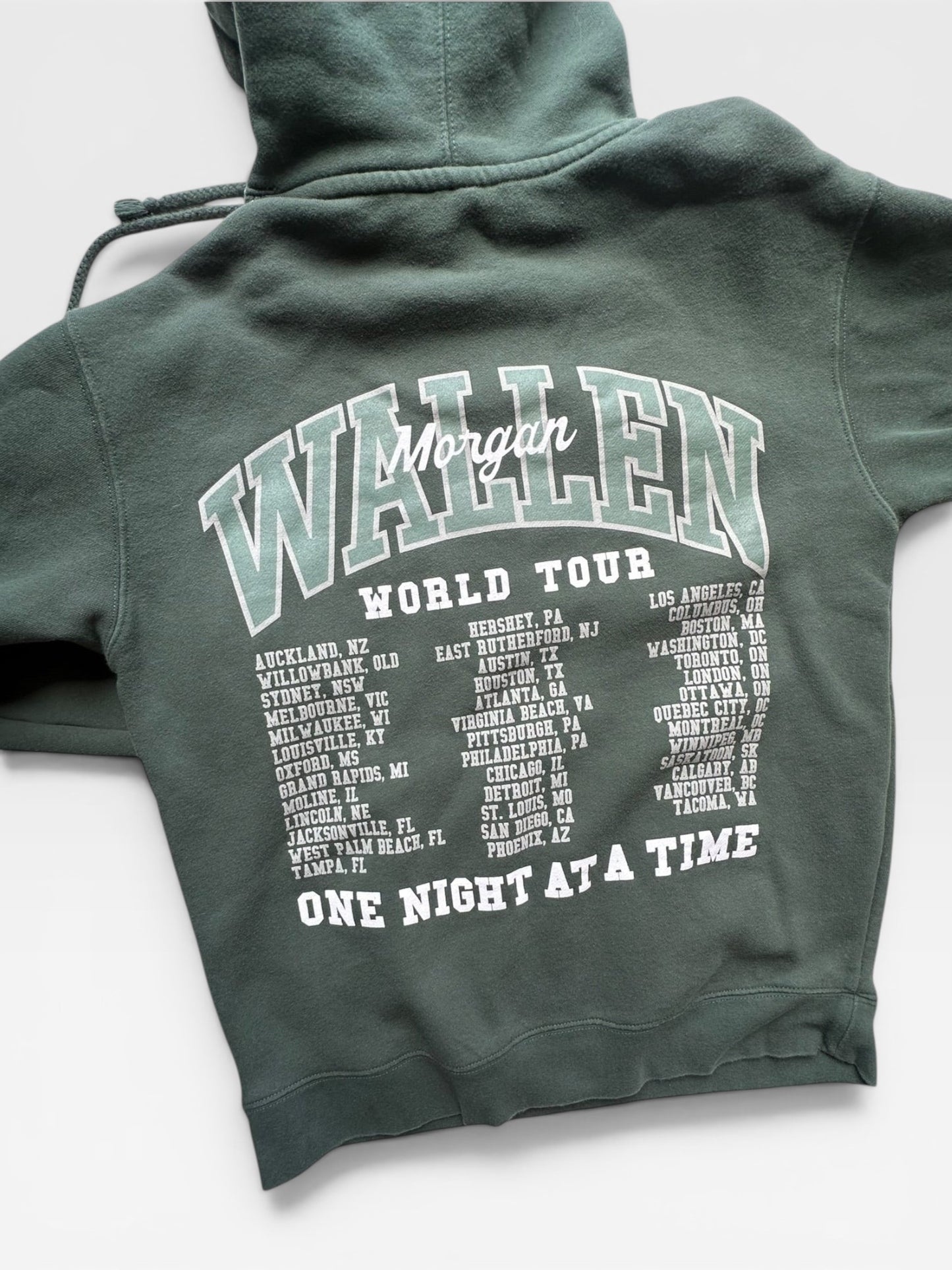 GREEN MORGAN WALLEN HOODIE M