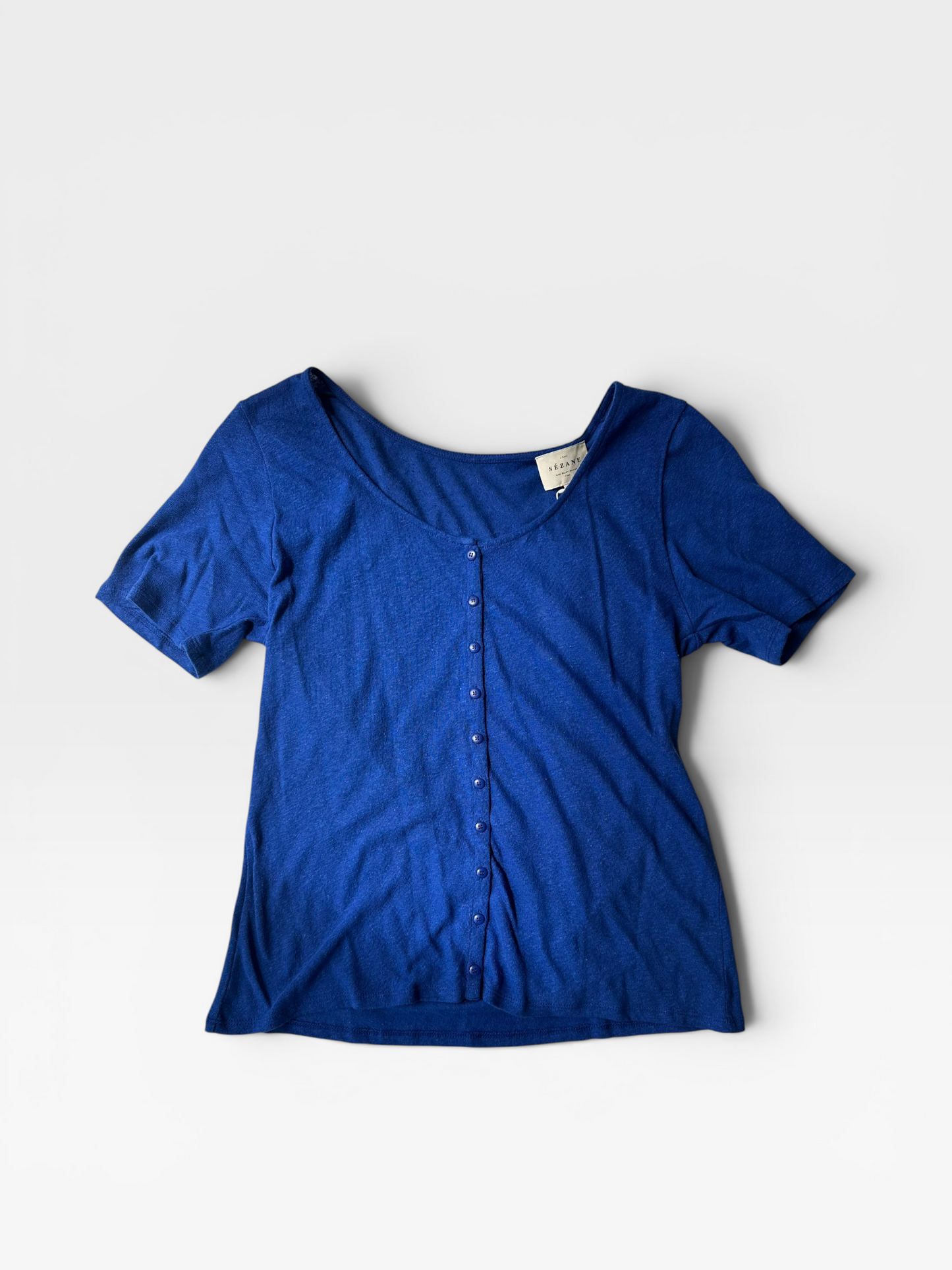 ROYAL BLUE SÉZANE “MILO” T-SHIRT (NWT) L