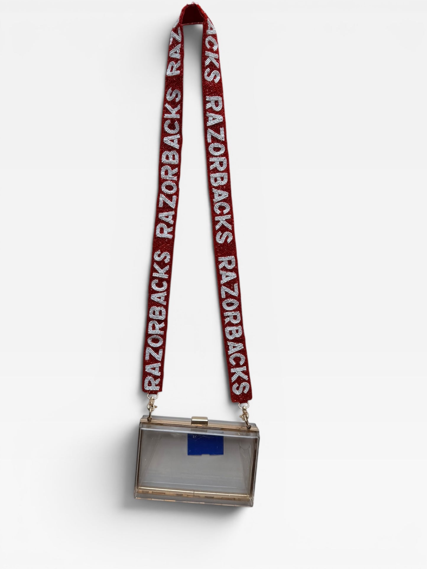 RAZORBACK CLEAR PURSE