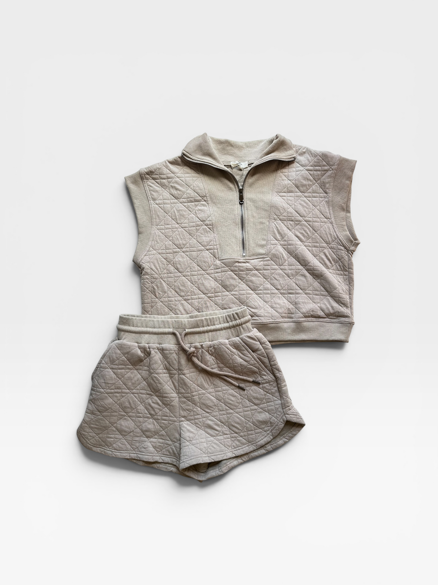 TAN ENTRO SHORT MATCHING SET M