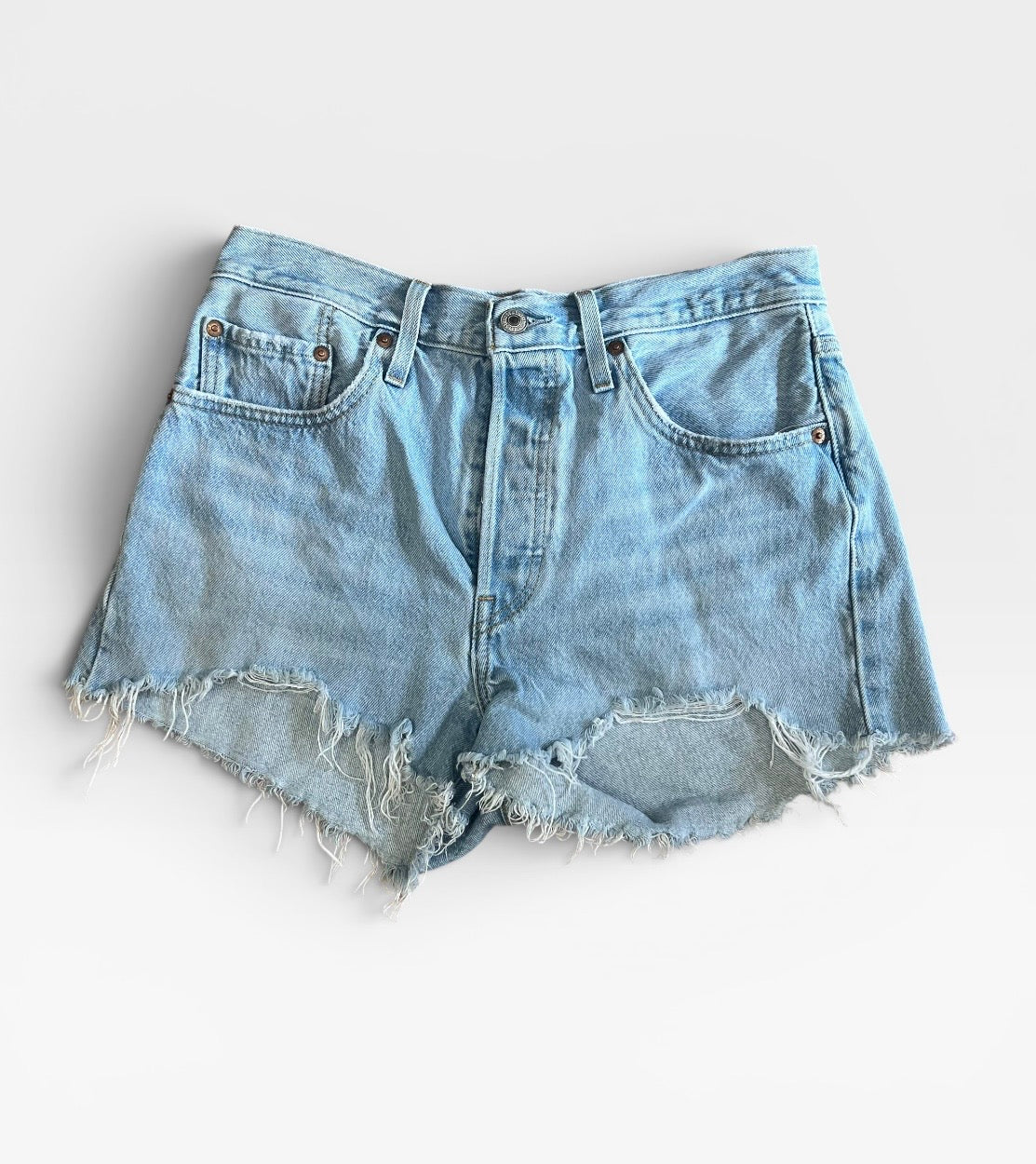 DENIM LEVI SHORTS 28