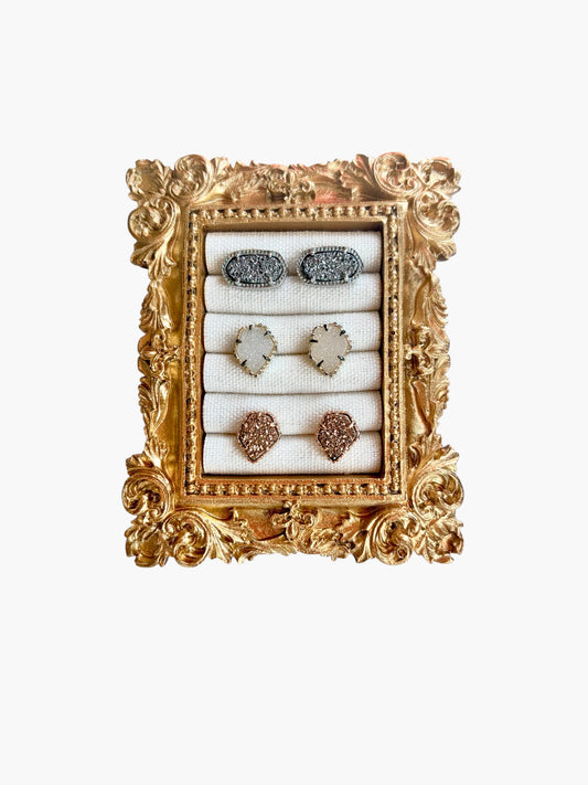 GREY KENDRA SCOTT EARRINGS