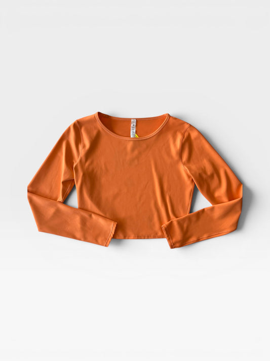 ORANGE LULULEMON TOP 8