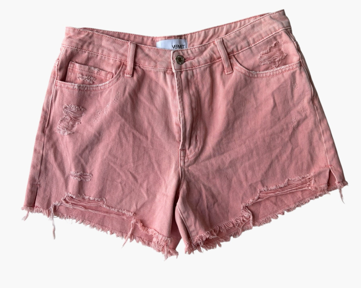 CORAL VERVET SHORTS L