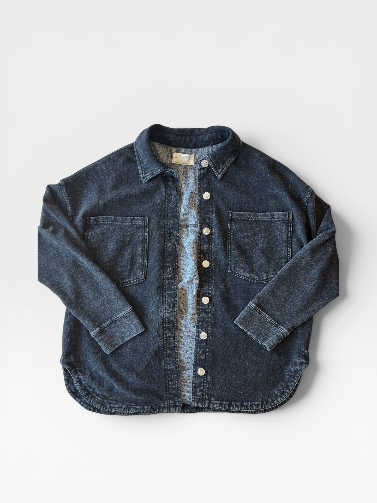 BLACK WASH Z SUPPLY KNIT TOP (ORG. $138) S