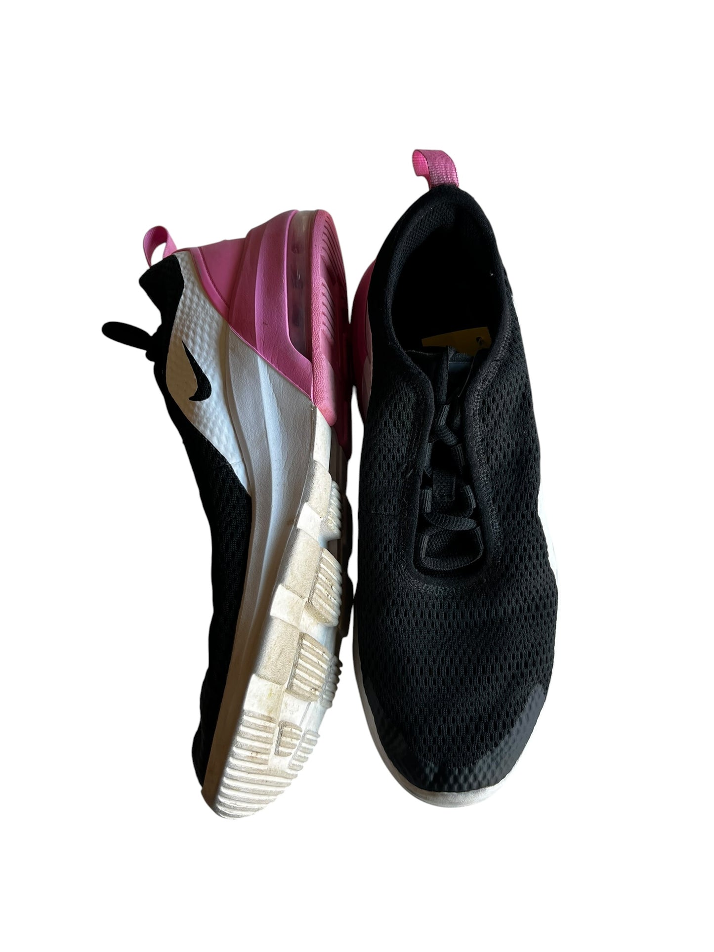 BLACK/PINK NIKE SHOES (Y7/W8.5)