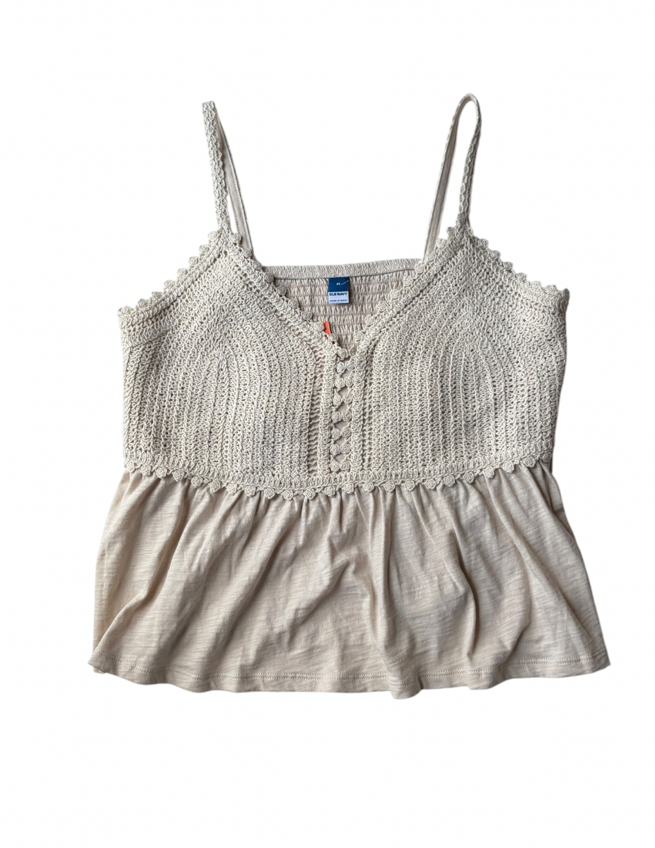 TAN OLD NAVY TANK (NWT) M